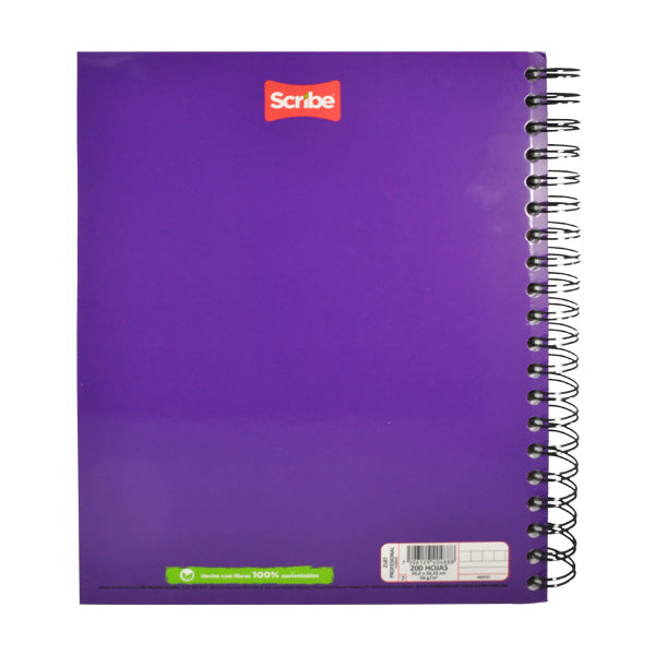 CUADERNO PROFESIONAL DOBLE ARGOLLA CLASICO 200 HJ MIXTO SCRIBE MNK