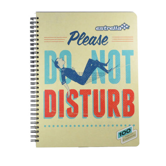 CUADERNO PROFESIONAL DOBLE ARGOLLA WIRE 100 HJ RAYA ESTRELLA MNK