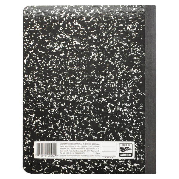 LIBRETA UNIVERSITARIA 200 HJ RAYA 1200-R MAYORISTA PAPELERA MNK