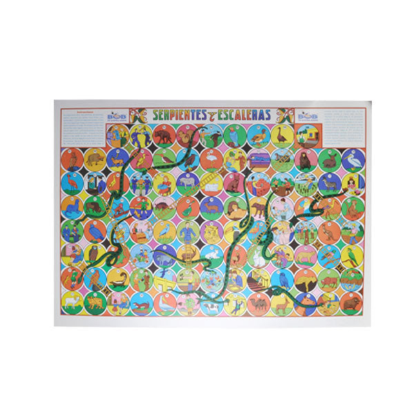 JUEGO SERPIENTES Y ESCALERAS J03 EDICIONES BOB