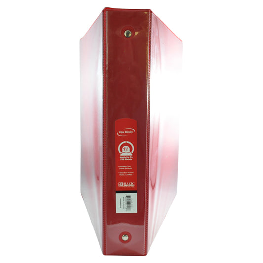 CARPETA 1 1/2 PULGADA C/MICA ROJA 4143 BAZIC MNK