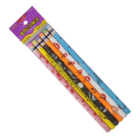 LAPIZ #2 HB BACOMIX 6 PZ BACO MNK