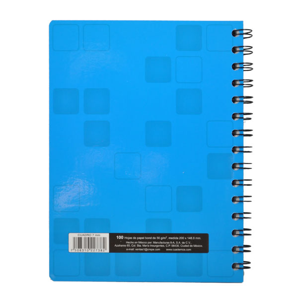 CUADERNO FRANCES DOBLE ARGOLLA 100 HJ C7 2738 MAN 8A