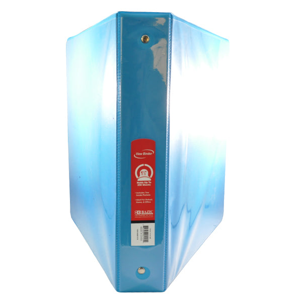 CARPETA 1 1/2 PULGADA C/MICA TURQUESA 4145 BAZIC