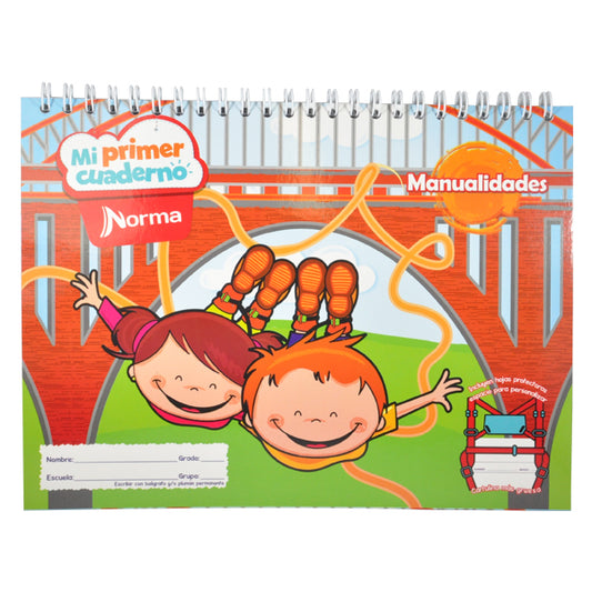 MI PRIMER CUADERNO PREESCOLAR BLOCK MANUALIDADES 20 HJ NORMA MNK
