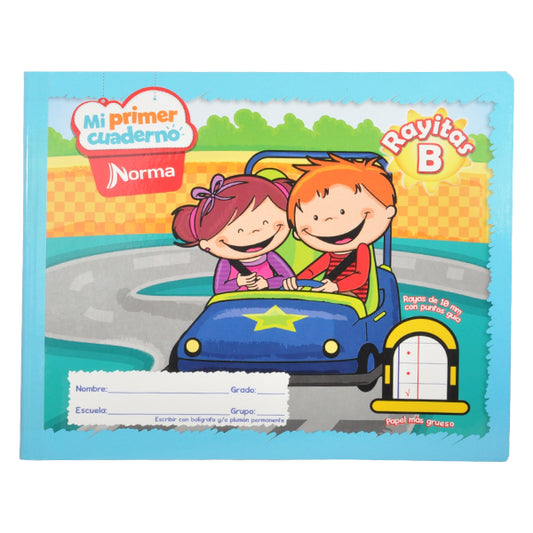 MI PRIMER CUADERNO PREESCOLAR COSIDO 72 HJ RAYA B NORMA MNK