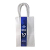 BOLSA REGALO KRAFT BLANCA 10 PZS 5.25X8.25X3.25 NATURAL