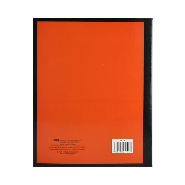 CUADERNO PROFESIONAL COSIDO ROKITA 100 HJ RAYA MAN 8A MNK