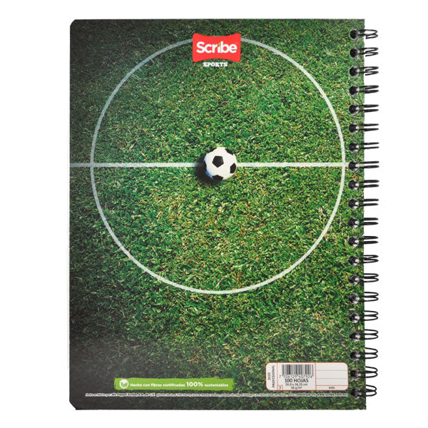 CUADERNO PROFESIONAL DOBLE ARGOLLA DEPORTES 100 HJ RAYA SCRIBE