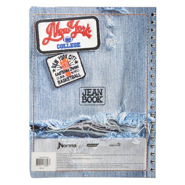 CUADERNO PROFESIONAL DOBLE ARGOLLA JEAN BOOK REVOLUTION 100 HJ RAYA NORMA MNK
