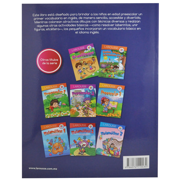 LIBRO PREESCOLAR INGLES EDICIONES LAROUSSE