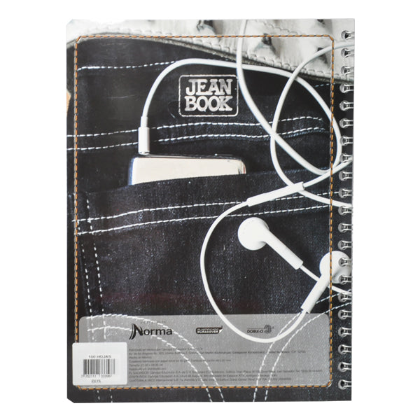 CUADERNO PROFESIONAL DOBLE ARGOLLA JEAN BOOK REVOLUTION 100 HJ RAYA NORMA MNK