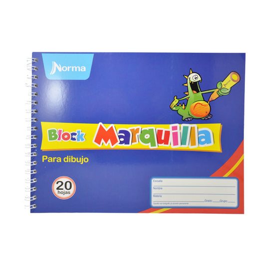 CUADERNO DIBUJO MARQUILLA 20 HJ NORMA MNK