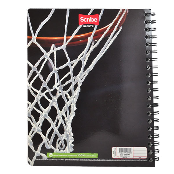 CUADERNO PROFESIONAL DOBLE ARGOLLA DEPORTES 100 HJ RAYA SCRIBE
