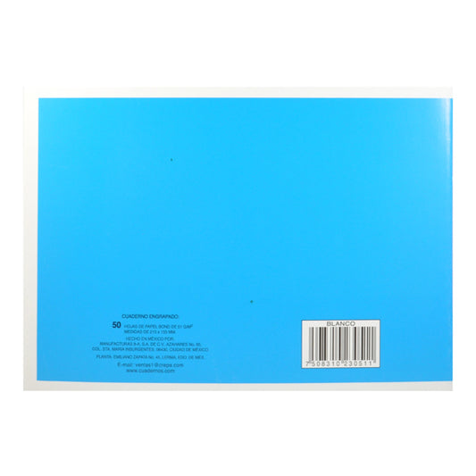 CUADERNO ITALIANO ENGRAPADO ROCA 50 HJ BLANCO 3051 MAN 8A MNK