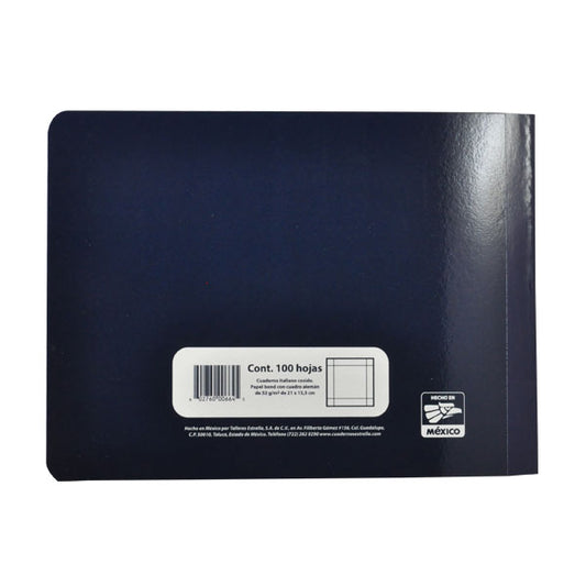 CUADERNO ITALIANO COSIDO 100 HJ ALEMAN C14 ESTRELLA MNK