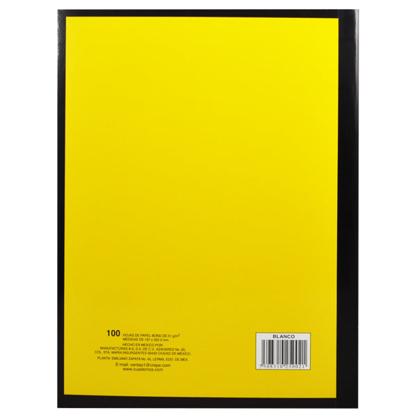 CUADERNO PROFESIONAL COSIDO ROKITA 100 HJ BLANCO MAN 8A MNK