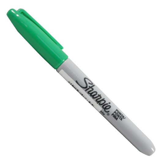 MARCADOR PERMANENTE SHARPIE FINO VERDE NEWELL BEROL MNK