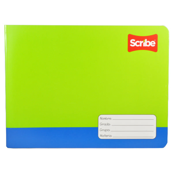 CUADERNO ITALIANO ENGRAPADO CLASICO 100 HJ DOBLE RAYA SCRIBE MNK