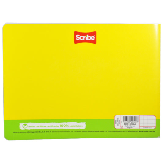 CUADERNO ITALIANO ENGRAPADO 100 HJ C5 SCRIBE MNK