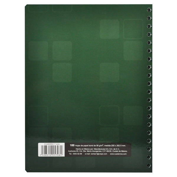 CUADERNO PROFESIONAL DOBLE ARGOLLA ROCA PLUS 100 HJ C7 5708 MAN 8A MNK