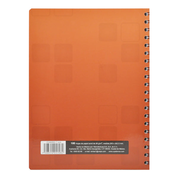 CUADERNO PROFESIONAL DOBLE ARGOLLA ROCA PLUS 100 HJ C7 5708 MAN 8A MNK