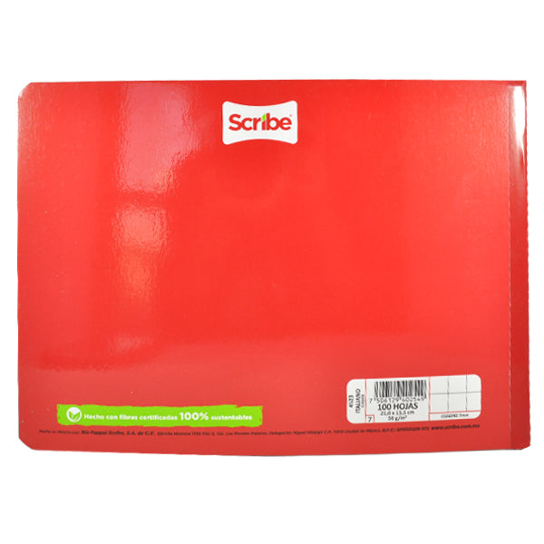 CUADERNO ITALIANO COSIDO 100 HJ C7 4523 SCRIBE MNK