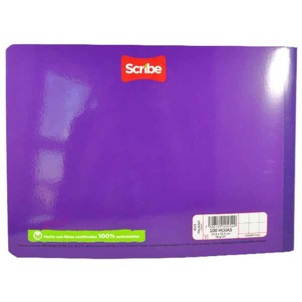 CUADERNO ITALIANO COSIDO 100 HJ C7 4523 SCRIBE MNK