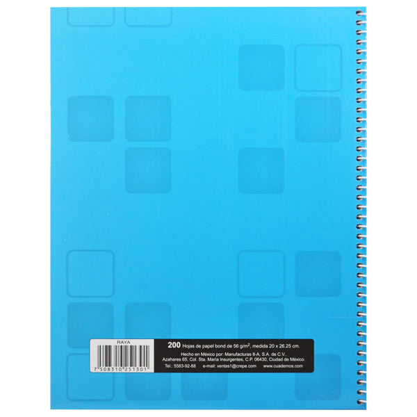 CUADERNO PROFESIONAL PASTA DURA ROCA 200 HJ RAYA 5126 MAN 8A MNK