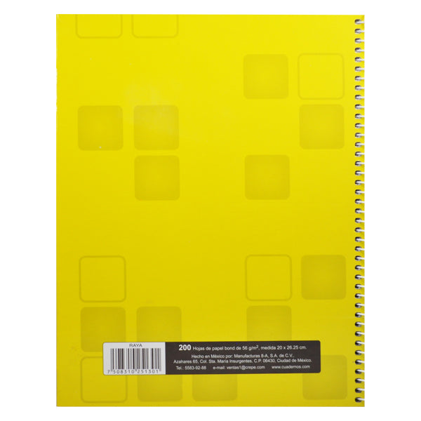 CUADERNO PROFESIONAL PASTA DURA ROCA 200 HJ RAYA 5126 MAN 8A MNK