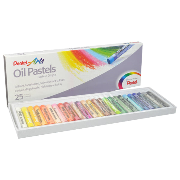 COLORES PASTEL 25 PZ PENTEL