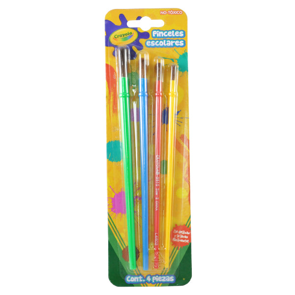 ESTUCHE PINCEL CRAYOLA 4 PZ CRAYOLA