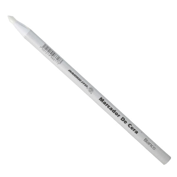 MARCADOR CERA BLANCO 12MCB GOBA BARRILITO MNK