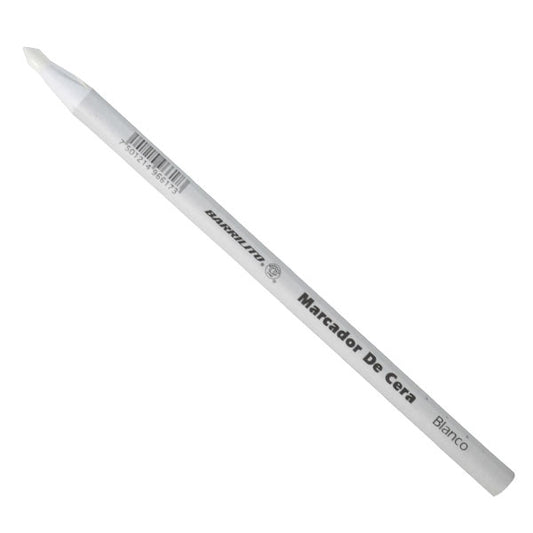 MARCADOR CERA BLANCO 12MCB GOBA BARRILITO MNK