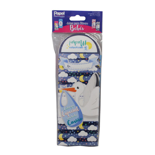SOBRE DINERO BEBE12 PZ 1839-9 PADI
