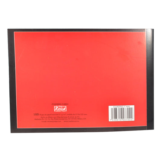 CUADERNO ITALIANO COSIDO ROCA 100 HJ C7 3702 MAN 8A MNK