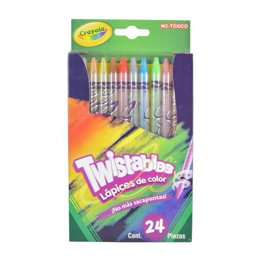 COLORES TWISTABLES  24 PZ CRAYOLA MNK