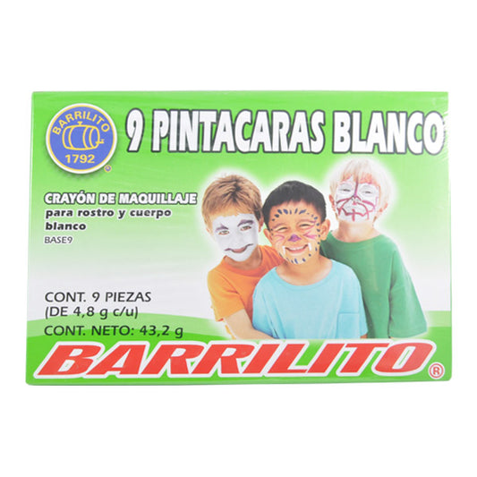 CRAYON PINTA CARA Y FOAMY BASE9 GOBA BARRILITO
