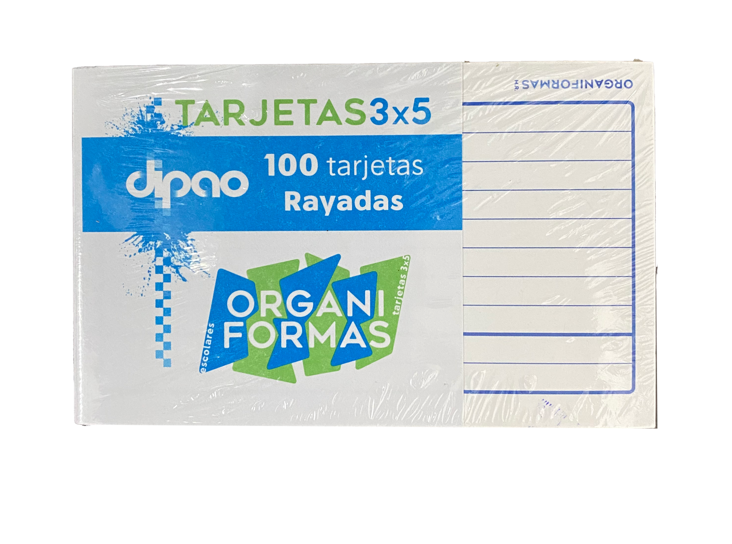 TARJETA INDEX 3X5 100 HJ RAYA DIPAO MNK