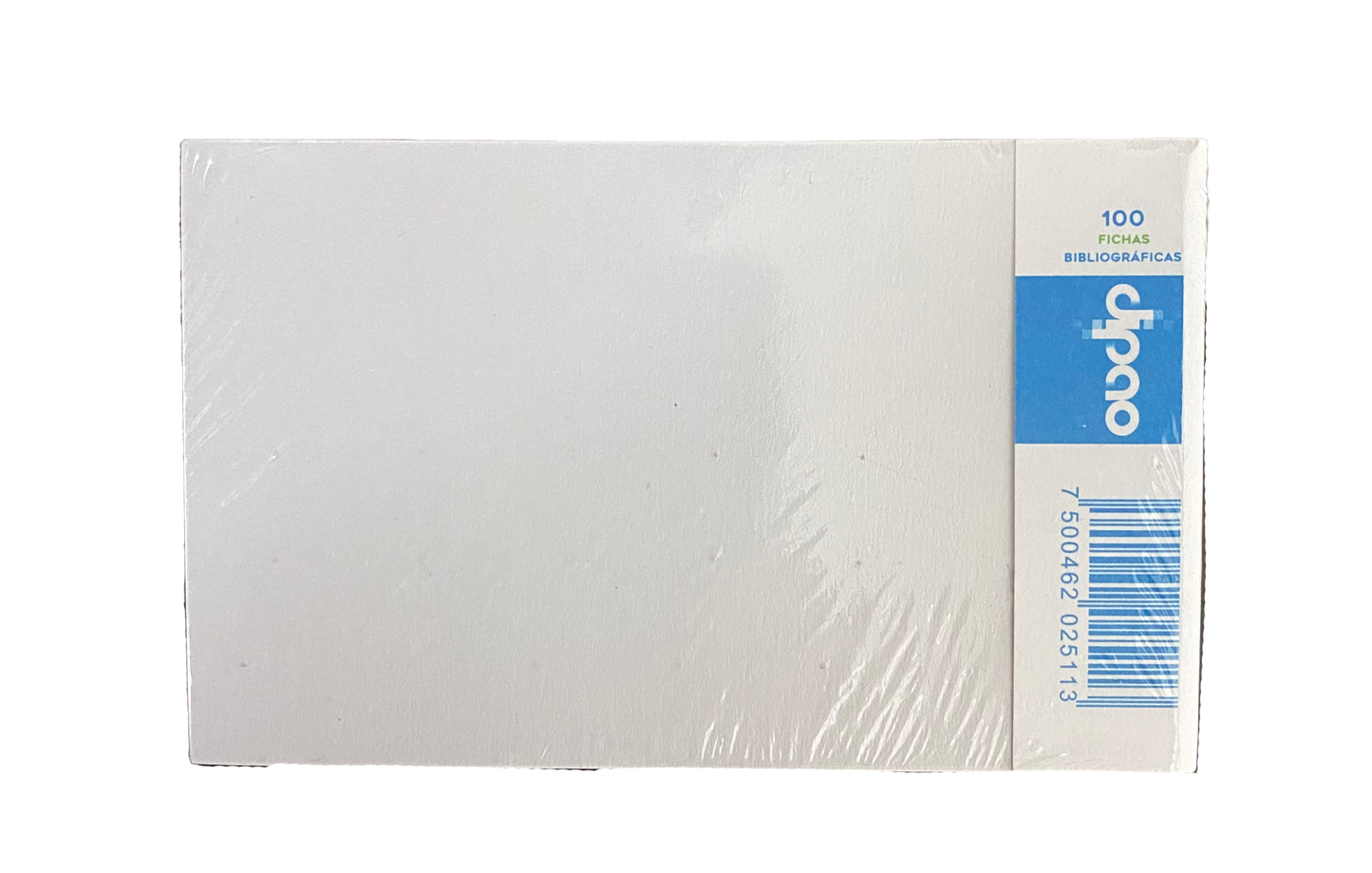 TARJETA INDEX 3X5 100 HJ BLANCO DIPAO MNK