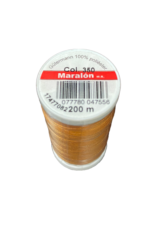 HILO MARALON NARANJA NEON 350 GUTERMANN