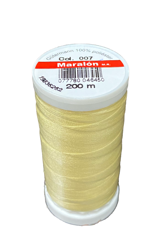 HILO MARALON AMARILLO 007 GUTERMANN