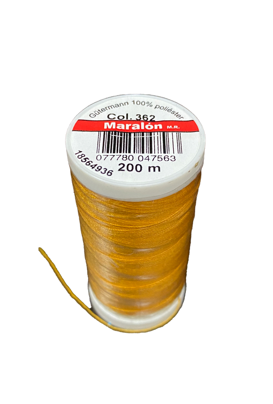 HILO MARALON MOSTAZA 362 GUTERMANN