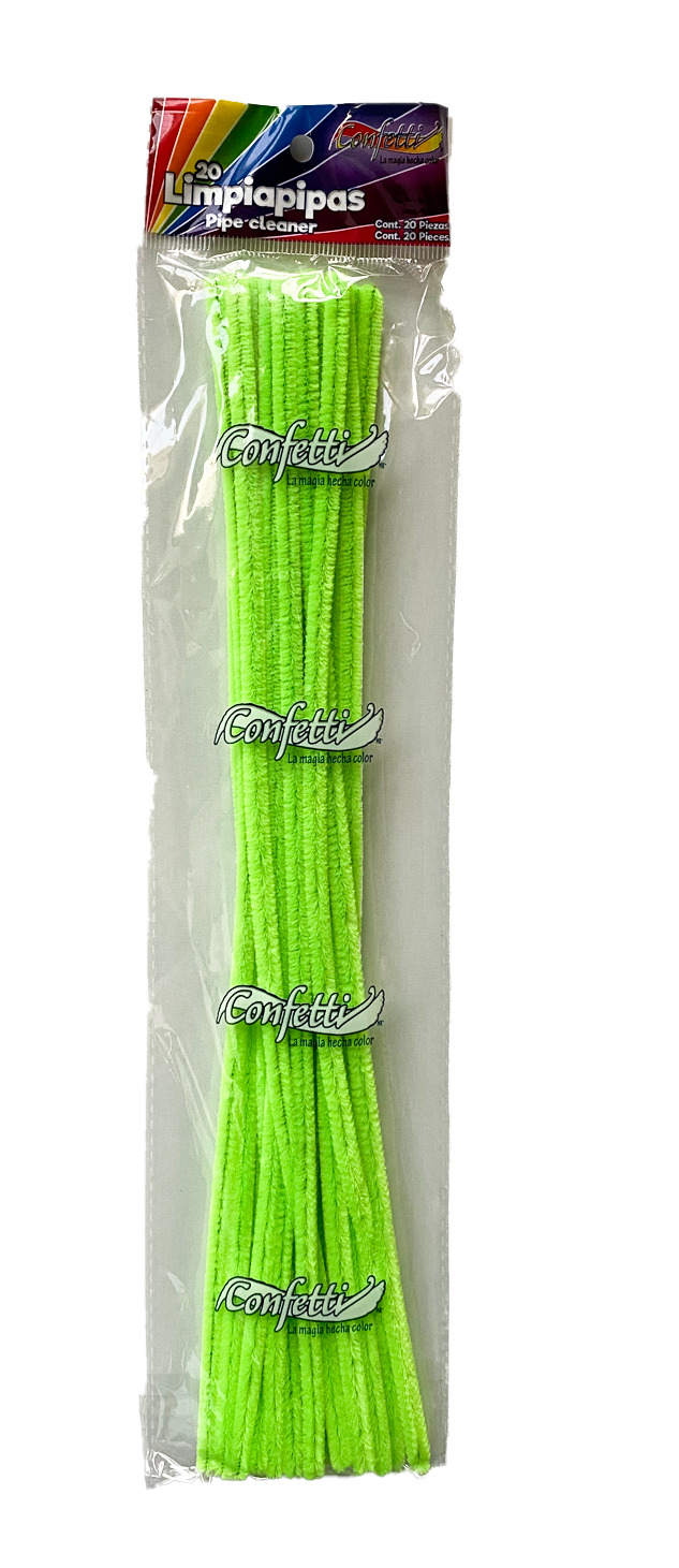 LIMPIAPIPAS VERDE MANZANA 20 PZ NAEN