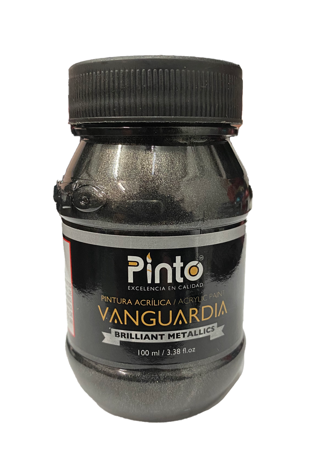 PINTURA ACRILICA METALICO 100 ML NEGRO 569 PINTO DISTRUIDORA