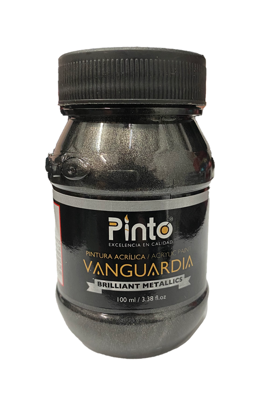 PINTURA ACRILICA METALICO 100 ML NEGRO 569 PINTO DISTRUIDORA