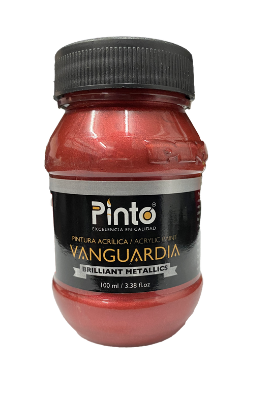 PINTURA ACRILICA METALICO 100 ML ROJO 540 PINTO DISTRUIDORA