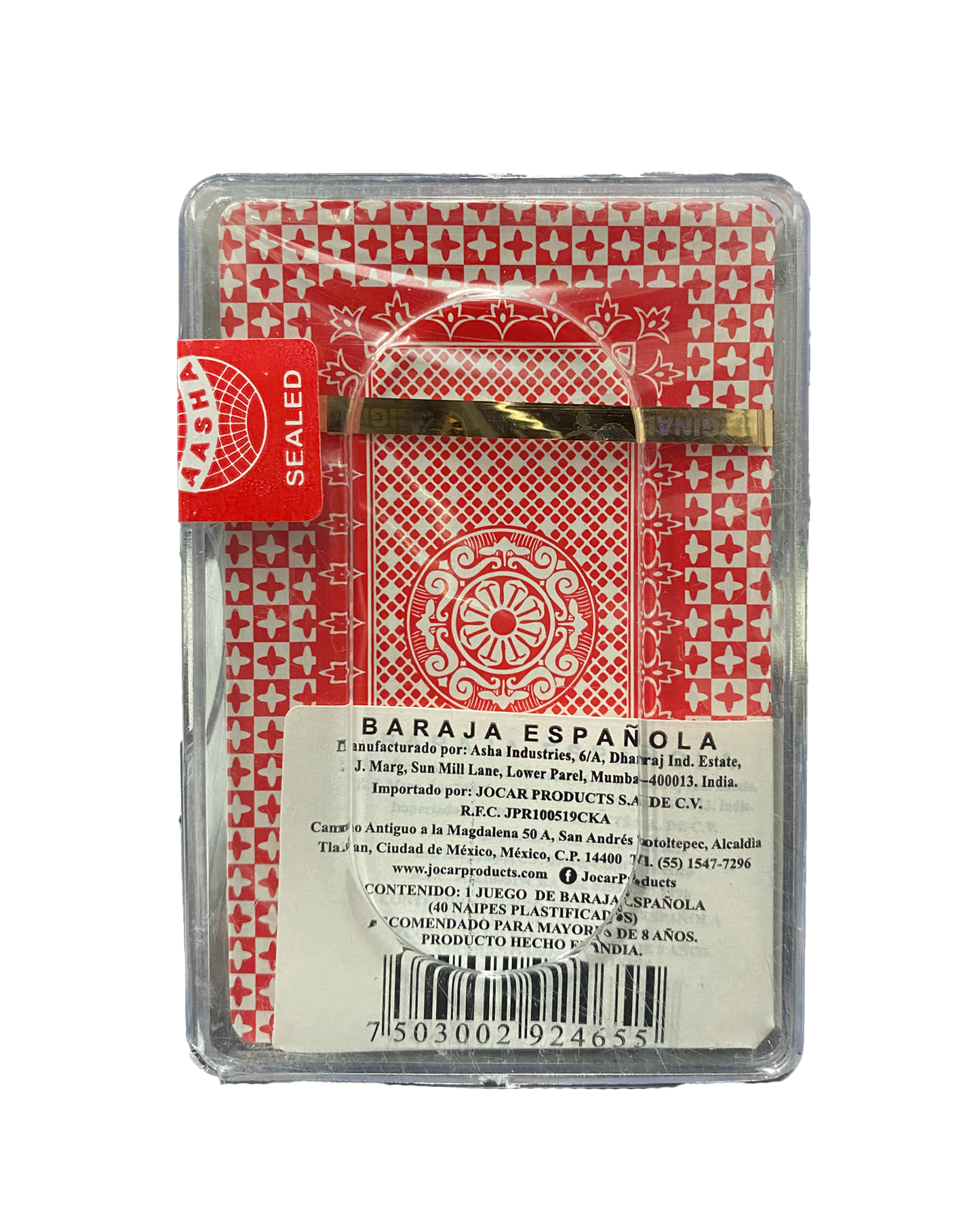 BARAJA ESPAÑOLA 40 PZ ASHA JOCAR
