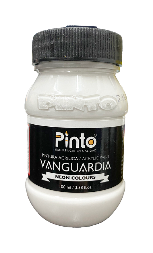 PINTURA ACRILICA 100 ML BLANCO NEON 500 PINTO DISTRUIDORA