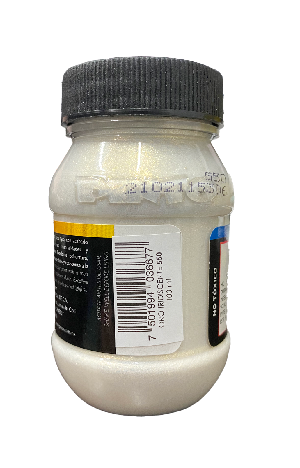 PINTURA ACRILICA 100 ML ORO IRIDISCENTE PINTO DISTRUIDORA